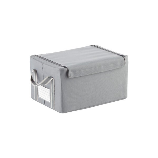 Grey Fabric Storage Boxes by reisenthel The Container Store