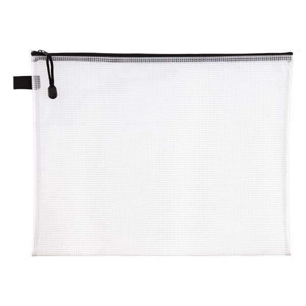 Zippered Pouch Zippered Vinyl & Mesh Pouches The Container Store