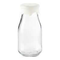 anchor 16 oz. Glass Milk Bottle Silicone Lid