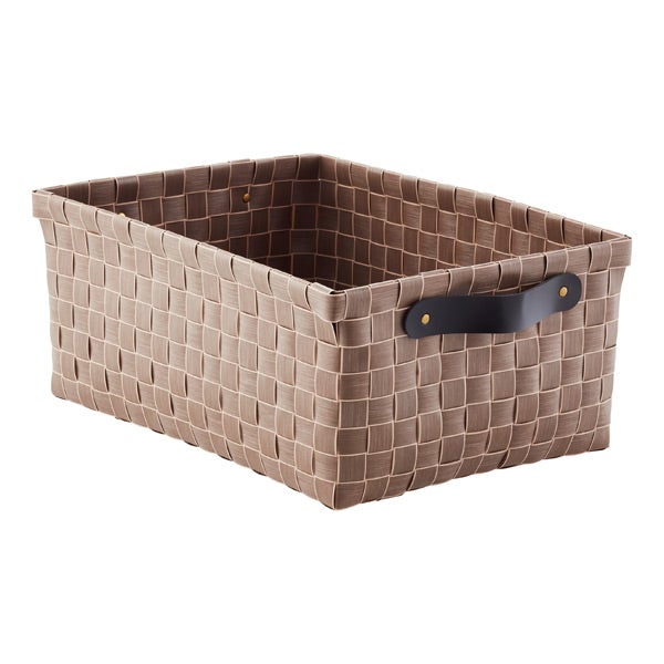 Brown Rowan Storage Bins The Container Store