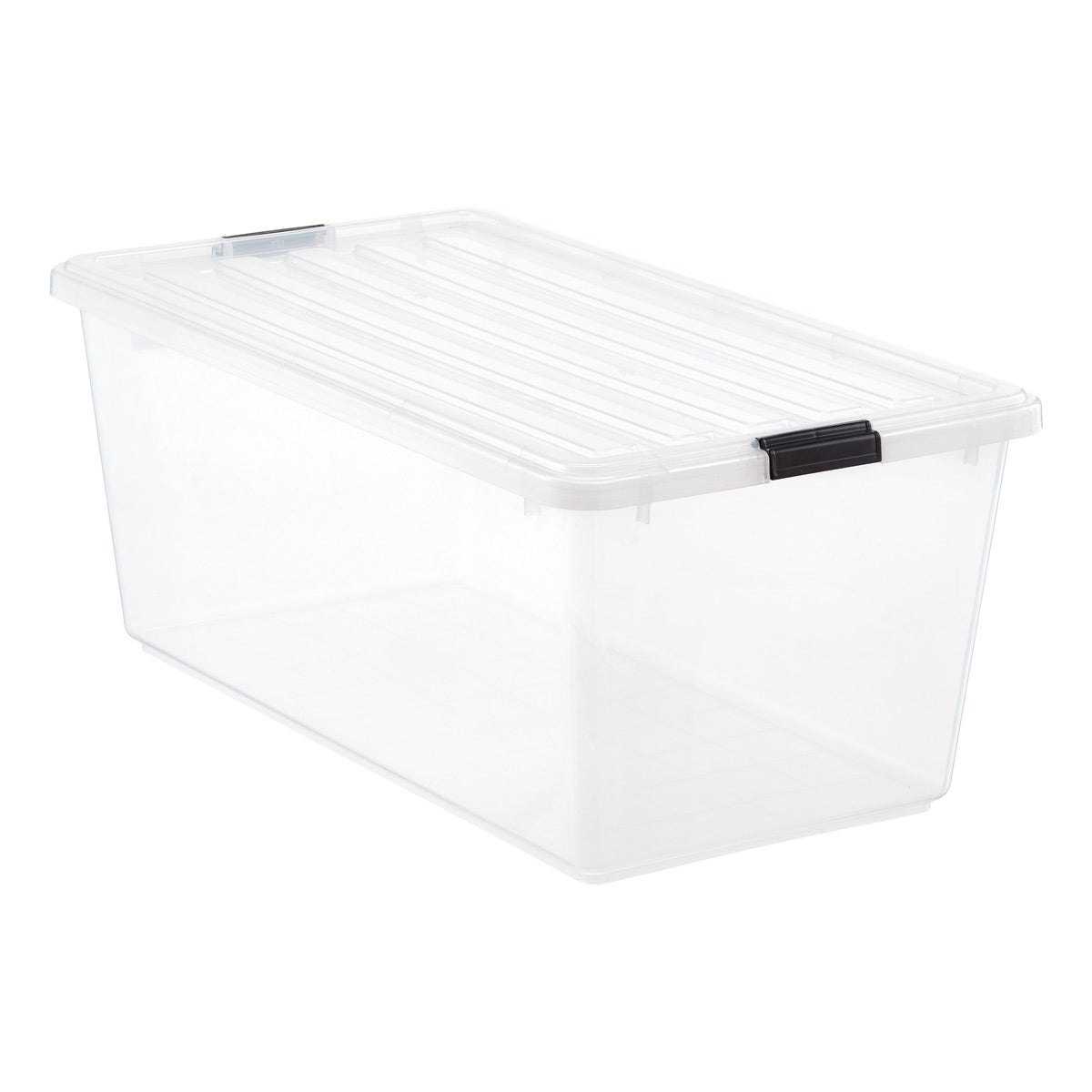 clear plastic totes with locking lids