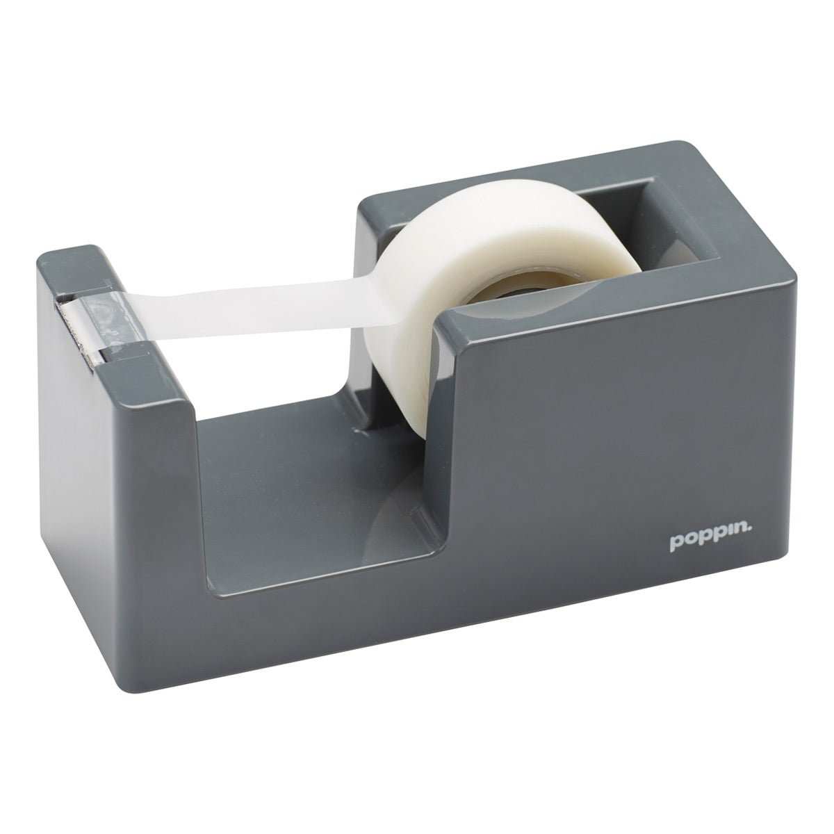 Dark Grey Poppin Tape Dispenser & Stapler The Container Store
