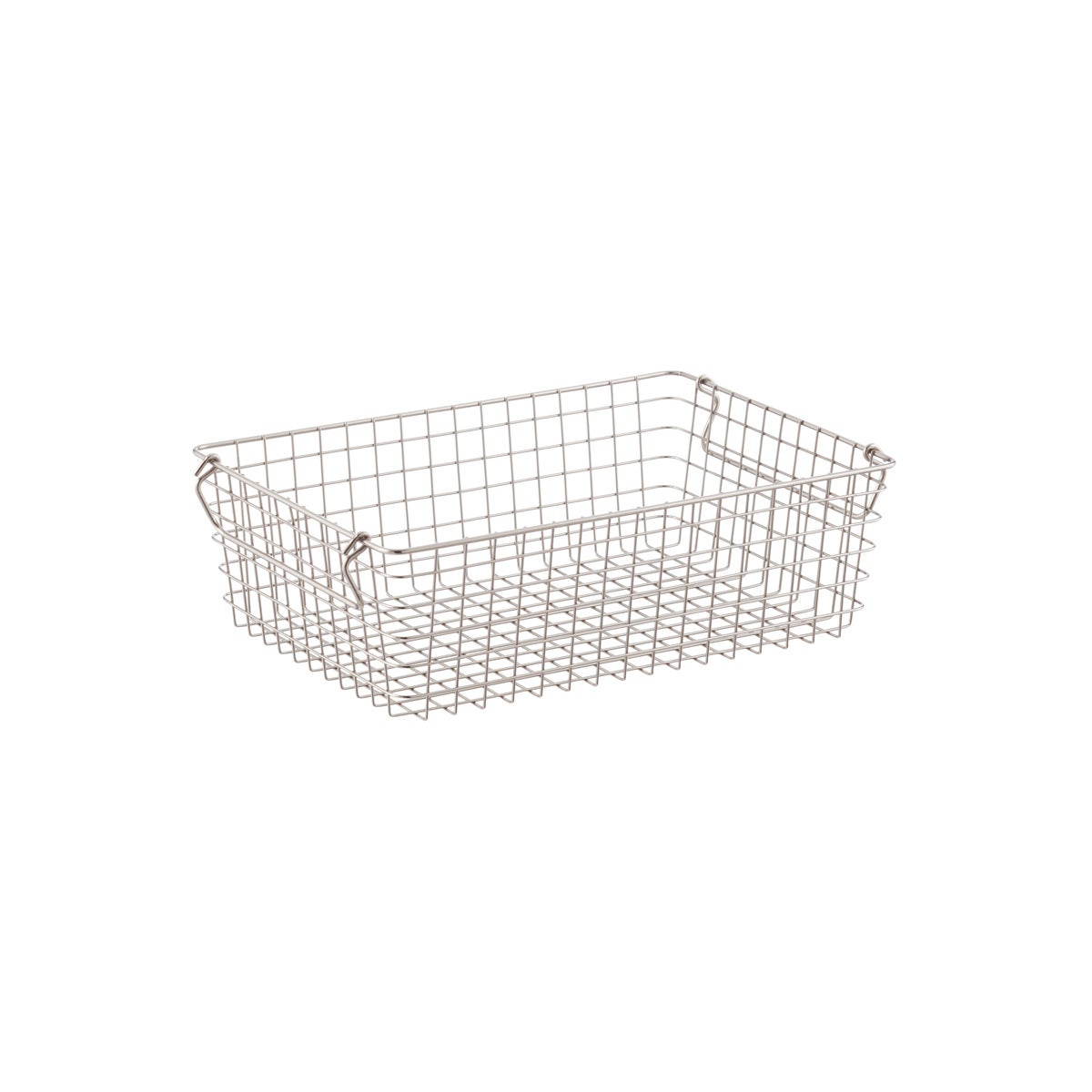 Stackable Wire Storage Baskets with Handles The Container Store