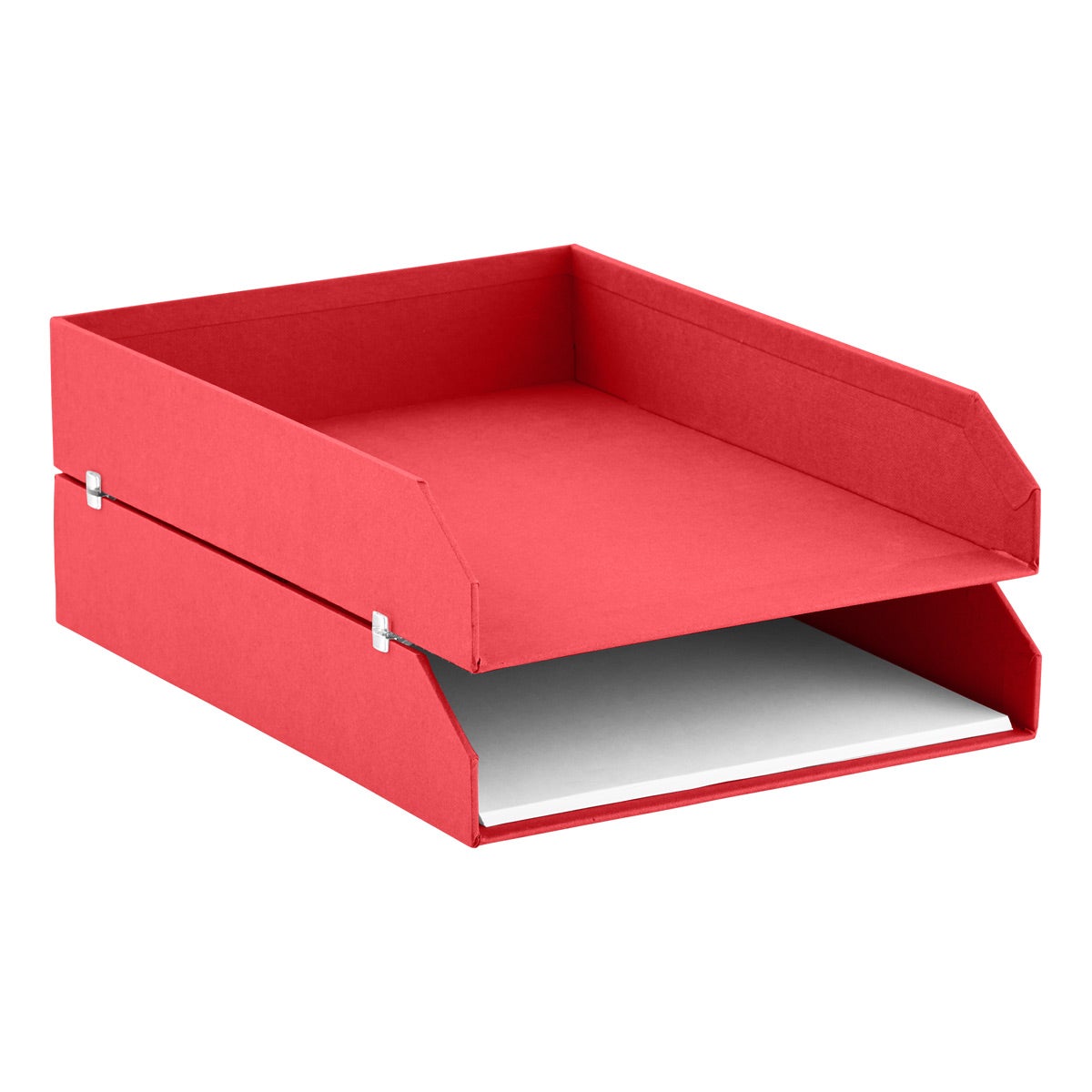 Bigso Cherry Red Stockholm Desktop Organizer The Container Store