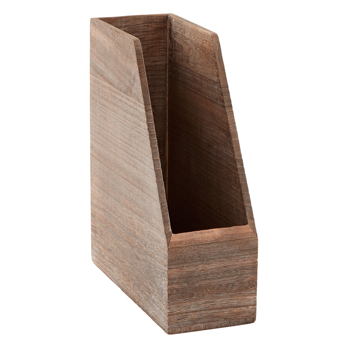 Feathergrain Wooden Document Box The Container Store