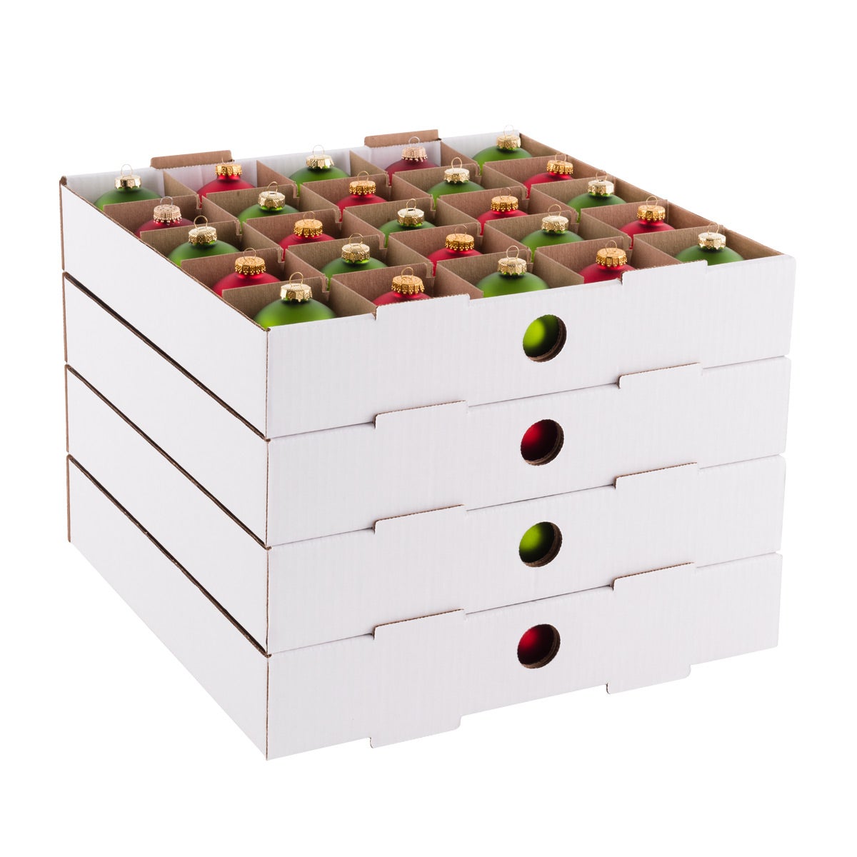 Corrugated Ornament Storage Trays  The Container Store