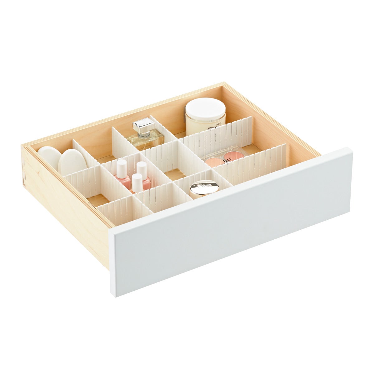 Slotted Interlocking Drawer Organizers The Container Store