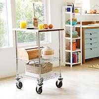 Metro Commercial Industrial Chefs Cart Chrome