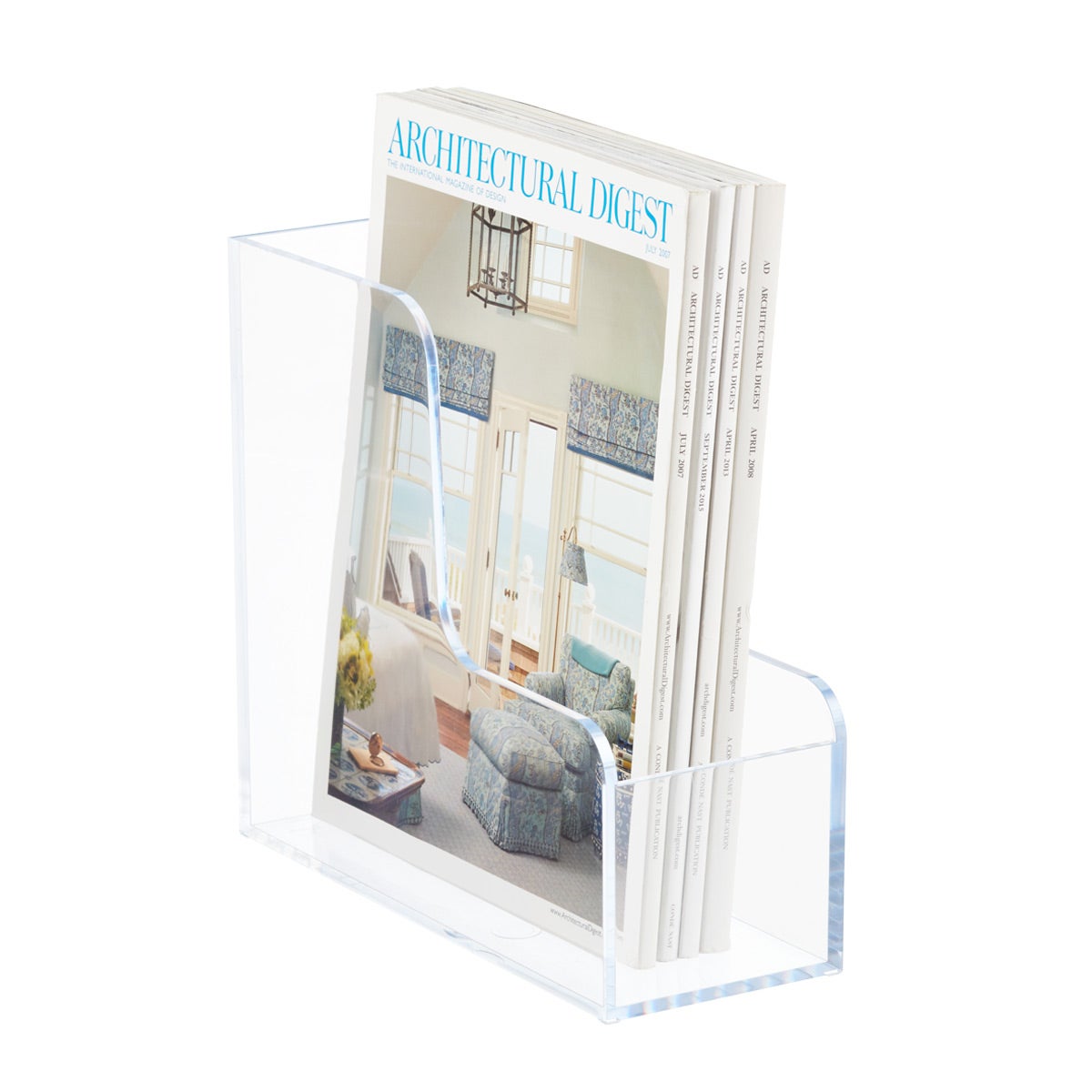 Clear Magazine Holder The Container Store