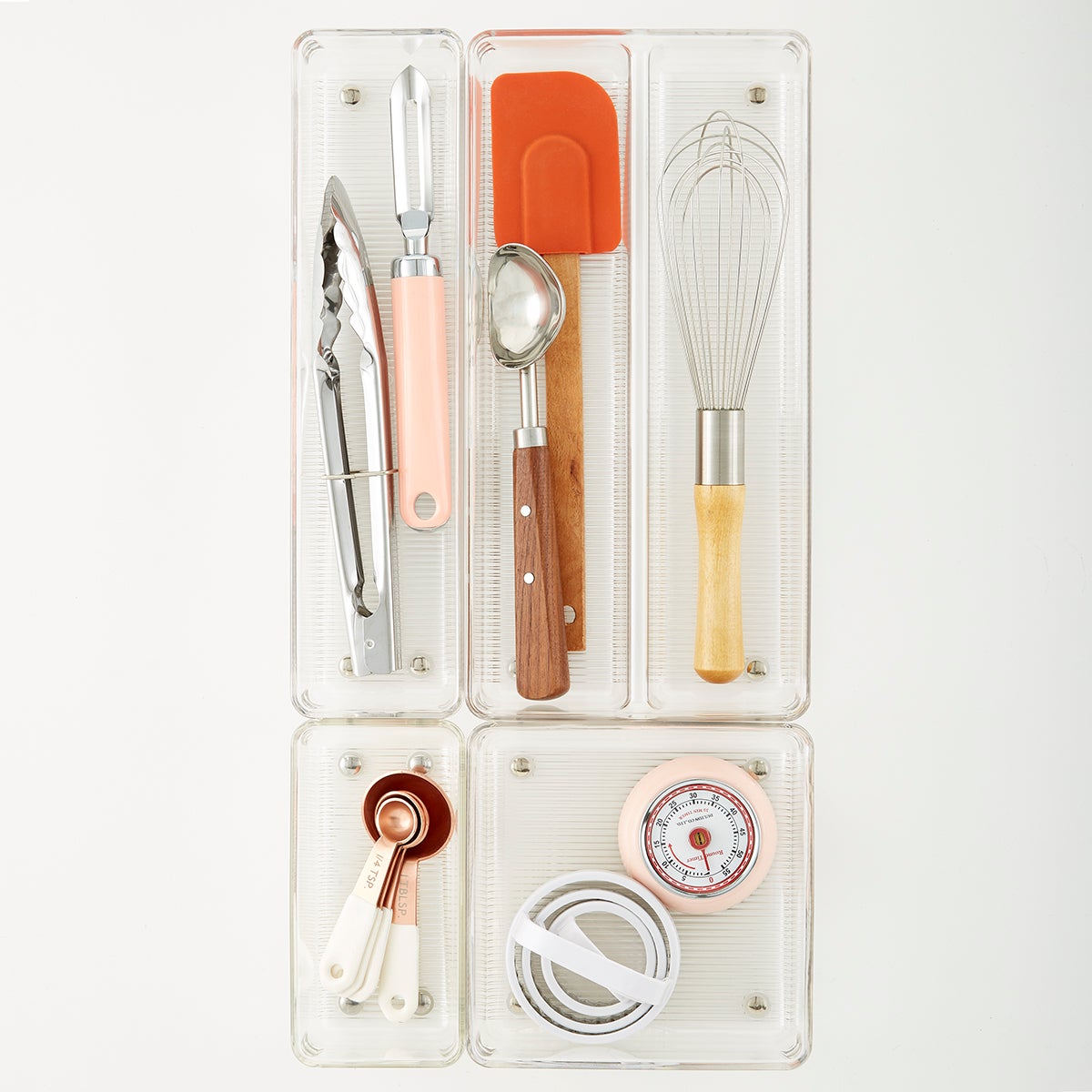 InterDesign Linus Shallow Drawer Organizers The Container Store