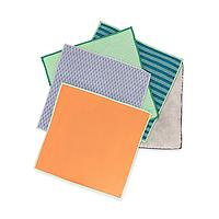 Full Circle Recycled Microfiber Essential Cloths Assorted Pkg/5