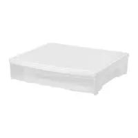 The Container Store Wide Underbed Drawer White