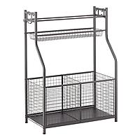 The Container Store Heavy-Duty Sports Storage Rack Matte Grey