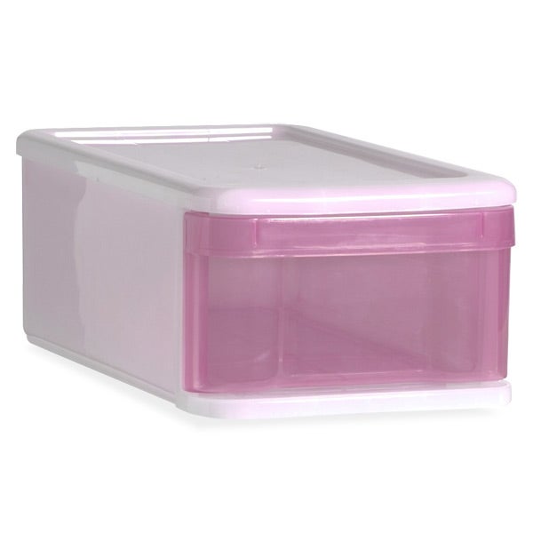 Small Tint Stacking Drawer Pink