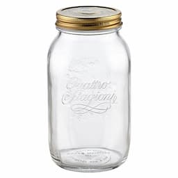 Quattro Stagioni Glass Canning Jars (1.6qt)