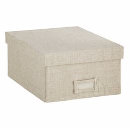 Cambridge Storage Boxes (Small, Linen)