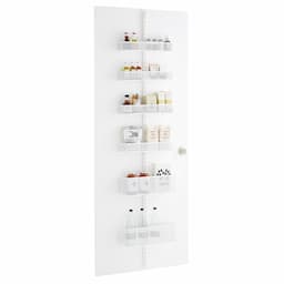 Elfa Mesh White 80" Over the Door Rack