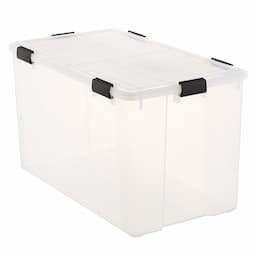 Clear 156 Qt. Weathertight Totes