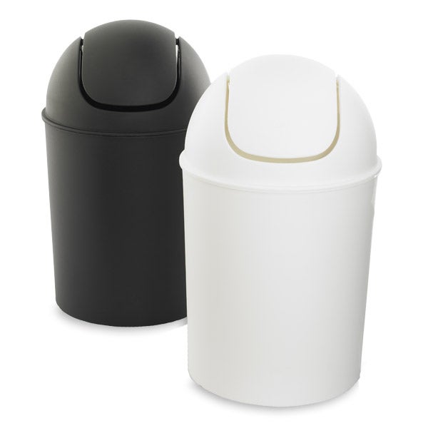 Large Trash Can with Swing-Top Lid