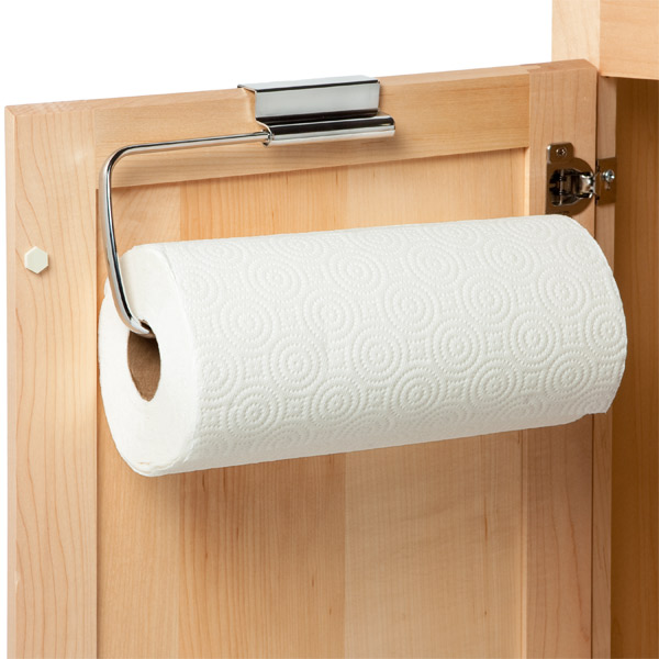 Idesign Stainless Steel Over The Cabinet Paper Towel Holder Container - Bathroom Cabinet With Paper Towel Holder