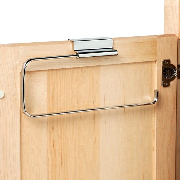 Solid Oak Paper Towel Holder Under Cabinet or Wall Mount