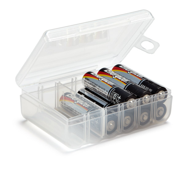 10X pratique plastique translucide Case Holder Storage Box For AA AAA Batterie CW 