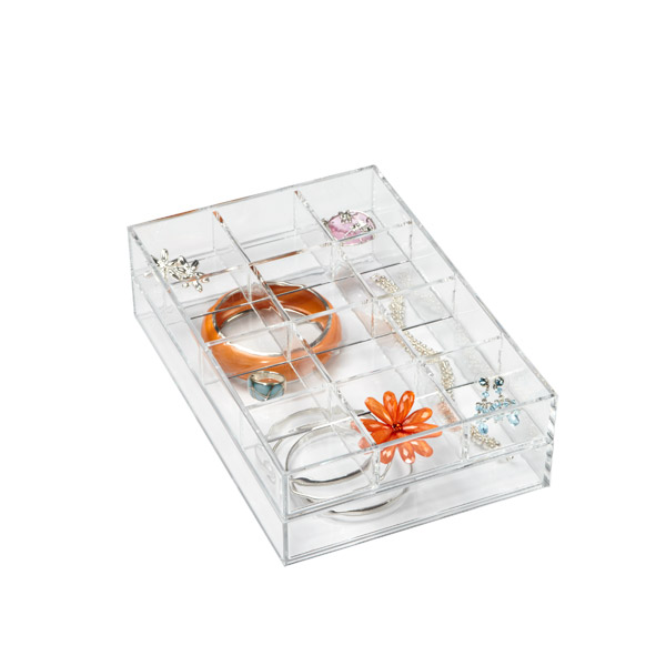 Clear Acrylic Small Stackable Trays The Container Store