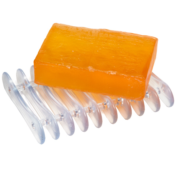 Rebrilliant 4 Pack Soap Holders, Soap Dish, Soap Saver, Clear Bar