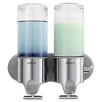 simplehuman Twin Shampoo & Soap Dispenser