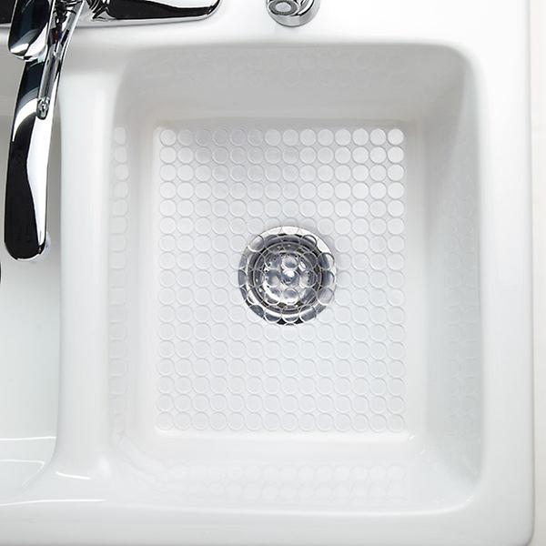 Euro Kitchen Sink Protector Mat, Regular, Clear – iDesign