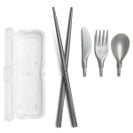 Klipo Cutlery Set Clear/Silver