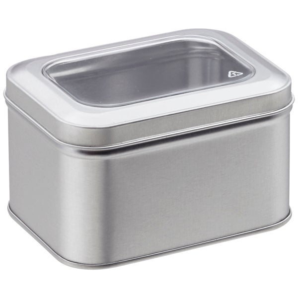 Download Silver Rectangular Tins with Windows | The Container Store Yellowimages Mockups