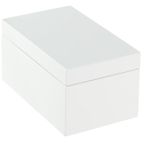 White Lacquered Storage Boxes | The Container Store