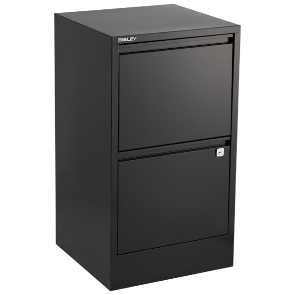 Bisley Black 2 3 Drawer Locking Filing Cabinets
