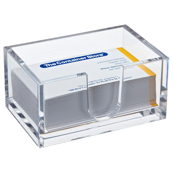 Beneden afronden Bot Pebish Palaset Business Card Holder | The Container Store