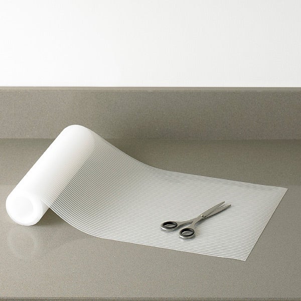 schouder buitenste lever Clear Plast-O-Mat Ribbed Shelf Liner | The Container Store