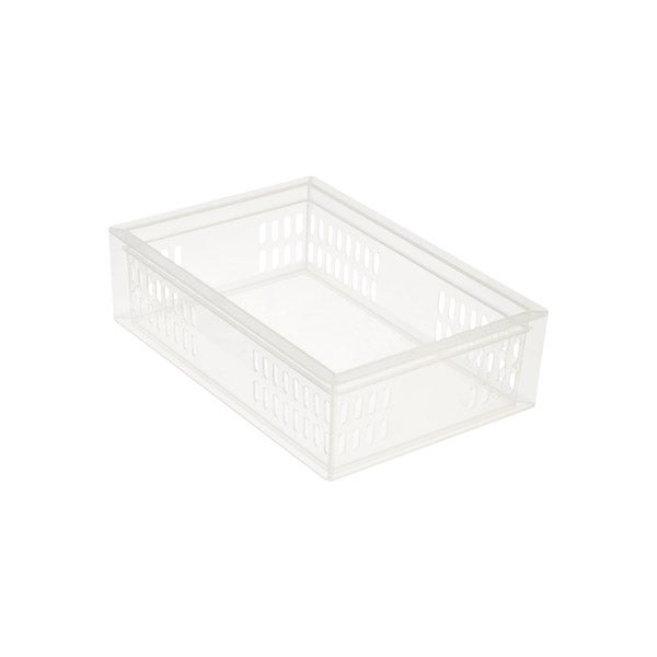 Clear Bathroom Stackable Drawer Organizers Starter Kit