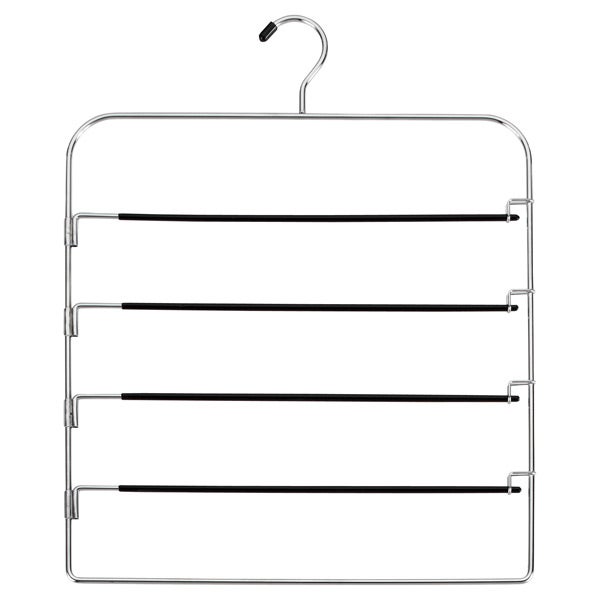 5 Tier Pants Hanger Black With Natural Wood  Brightroom  Target