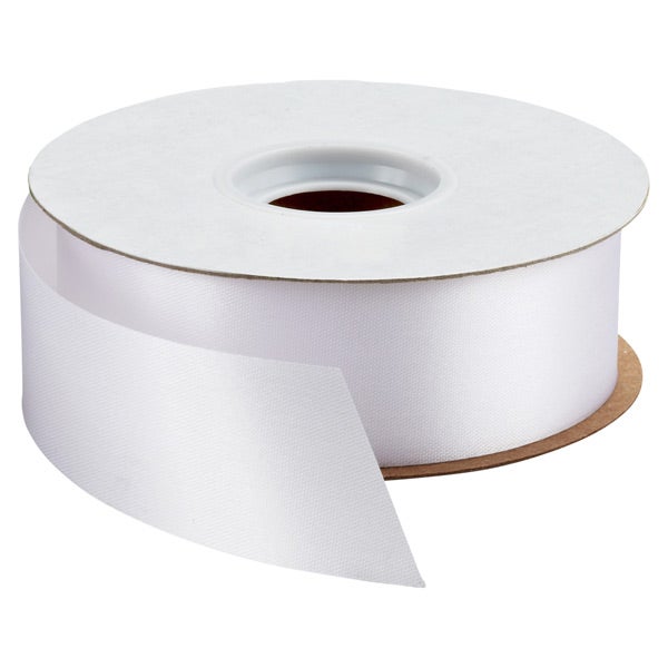 white satin ribbon bulk