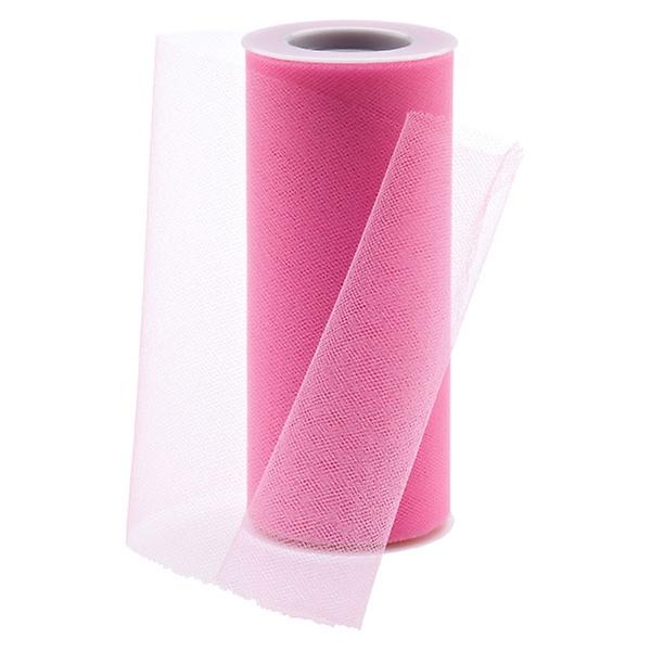 BABCOR Packaging: Pink Torino Tulle - 6 in. x 25 Yards - Bundle of
