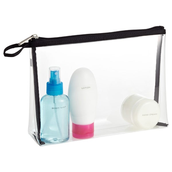 Clear Quart-Sized Zippered Pouch