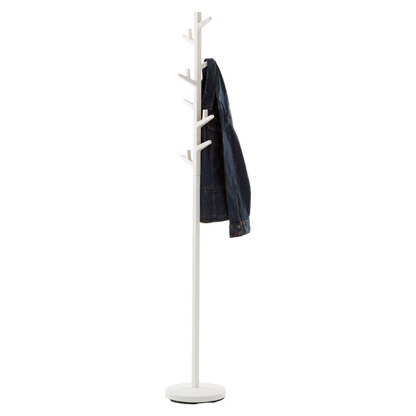 Yamazaki White Adjustable Branch Coat, What Is A Coat Rack