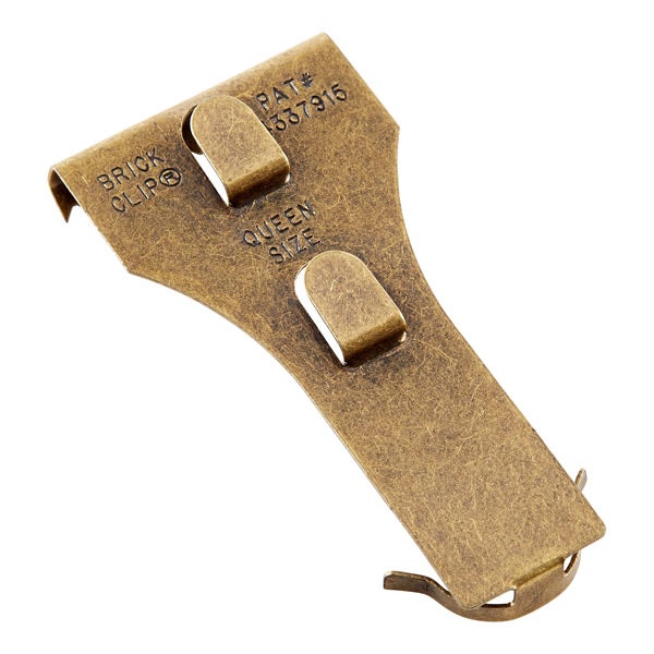 Clip Art Brick Clip brick clips the container store clip queen size brass pkg2