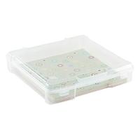 Iris 12" x 12" Paper Storage Case Clear