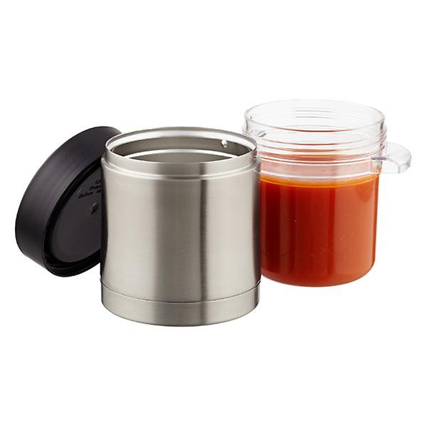 12 oz Triple Insulated Food Container - Hot 6 Hours or Cold 12 Hours - Leak Proof Thermos Soup Jar - All Stainless Interior Prep & Savour
