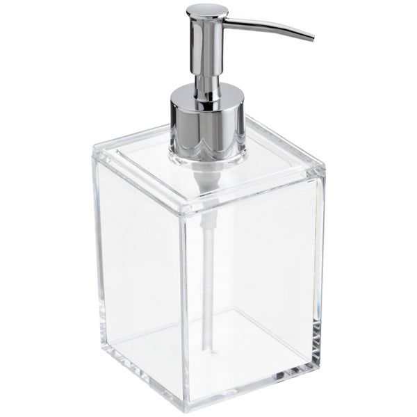 12 oz. Square Acrylic Pump Dispenser The Container Store