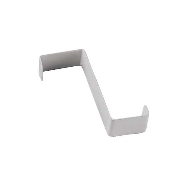 Heavy Duty Over The Door 3 Hooks Rail Matte Gray - Brightroom