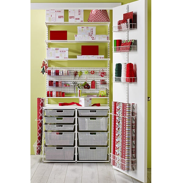 White Elfa Wrapper S Dream Closet The Container Store