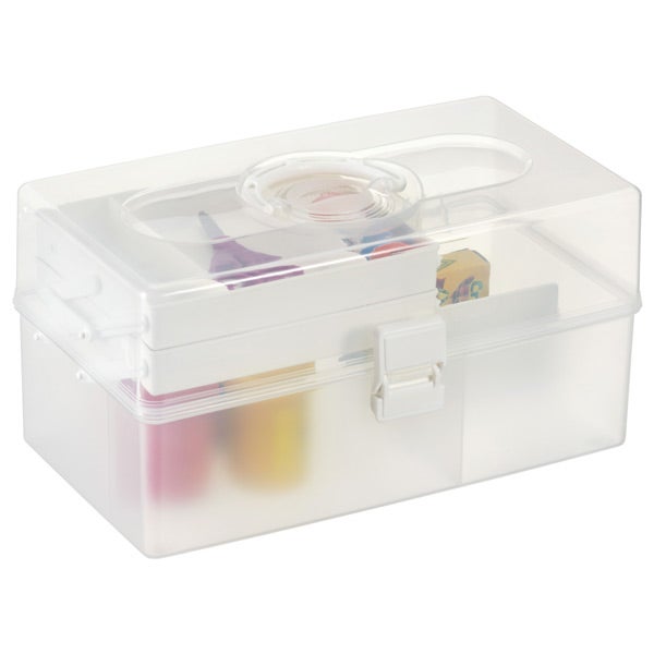 Clear Hobby Organizer Case with Handle