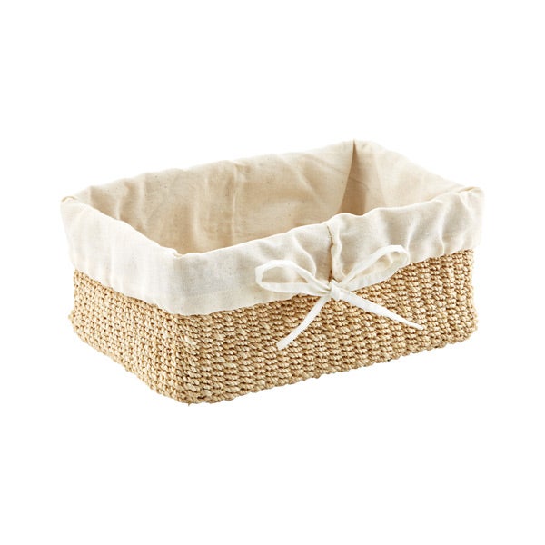 Natural Lined Makati Storage Baskets